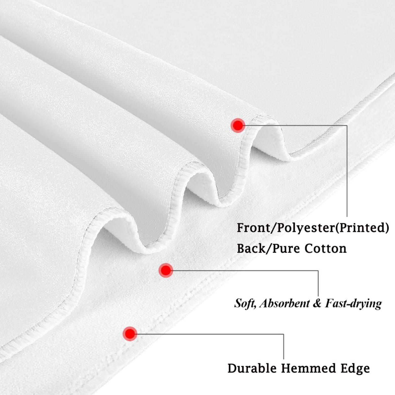 Premium Soft Large Hand Towels (16