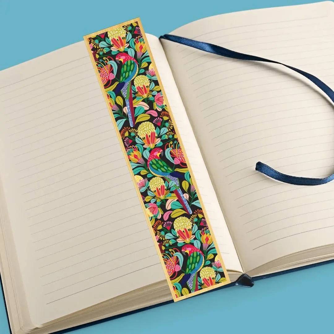 Rosella Parrot Wooden Bookmark - Handcrafted Australian Native Bird Design - Perfect Gift for Book Lovers & Bird Enthusiasts - Ideal for Reading, Collecting & Home Decor