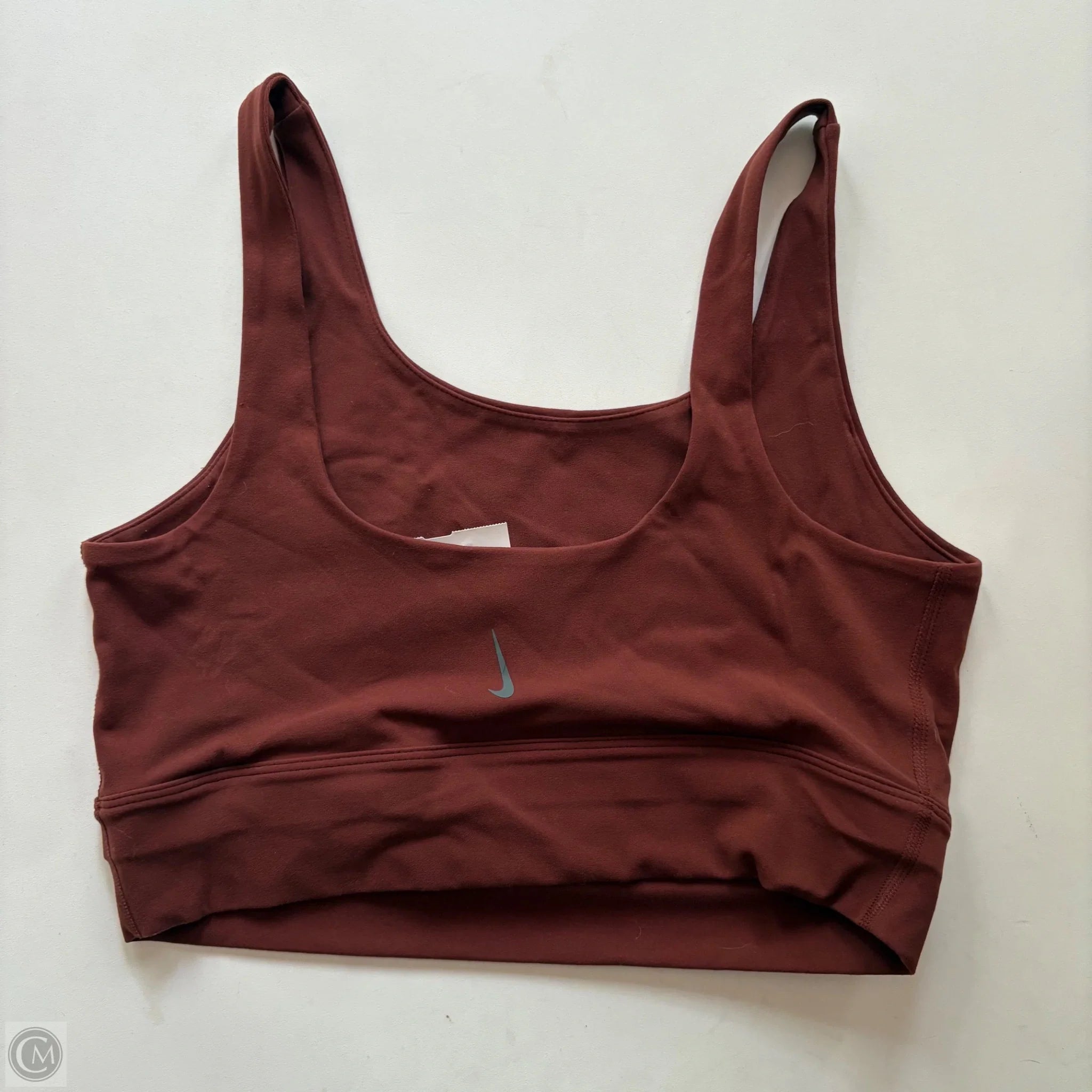 Nike Women's Medium Brown Athletic Sports Bra - Perfect for Running, Yoga & Gym Workouts