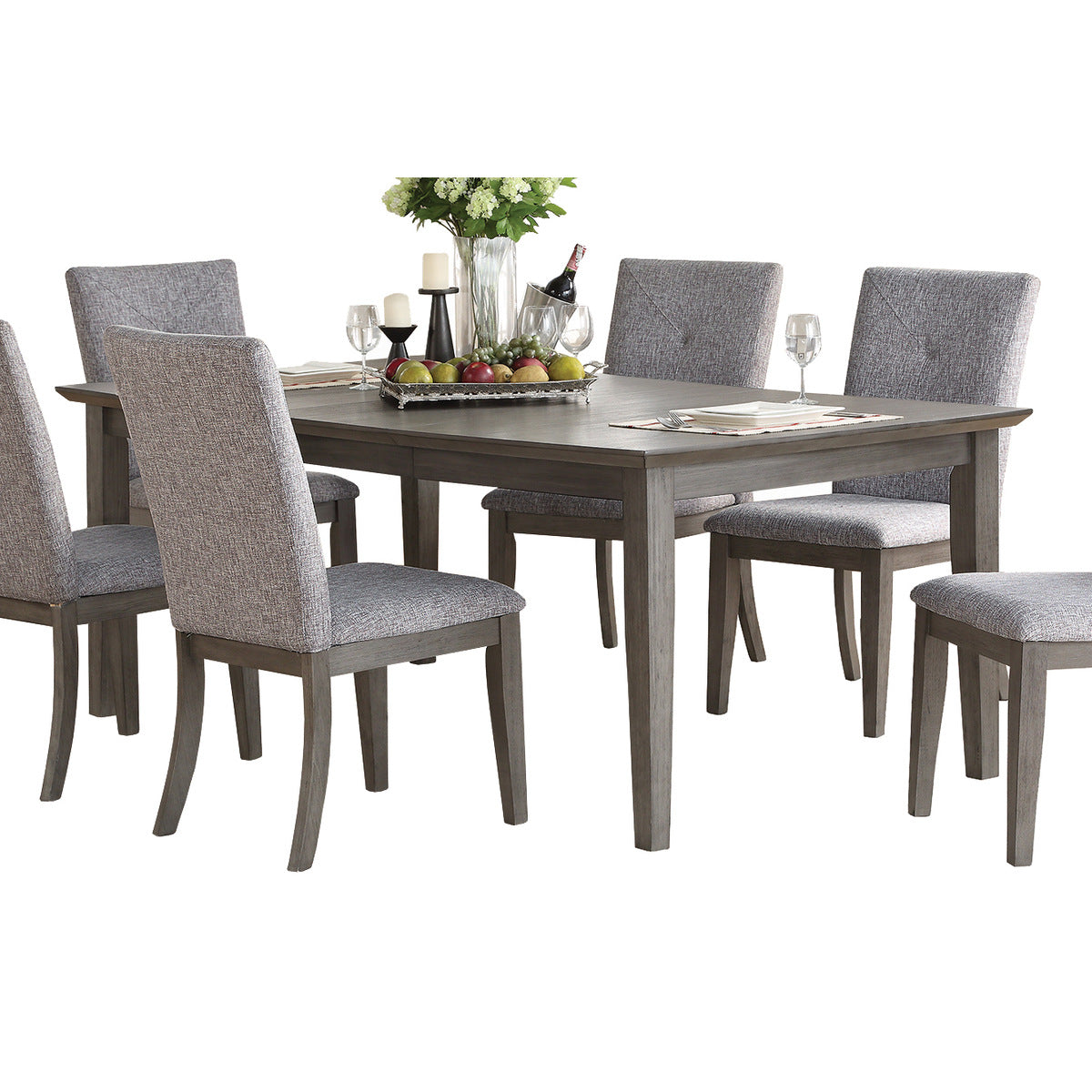 Felicity Dining Table - Modern Wooden Kitchen Table for 6 - Perfect for Family Dinners & Entertaining Guests