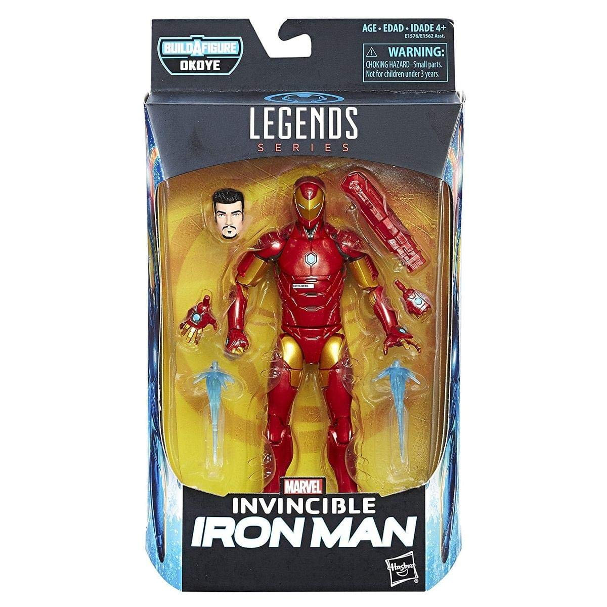 Marvel Black Panther Legends Series 6-inch Iron Man Action Figure - Collectible Toy for Superhero Fans & Marvel Enthusiasts | Perfect for Display, Gifts & Role Play