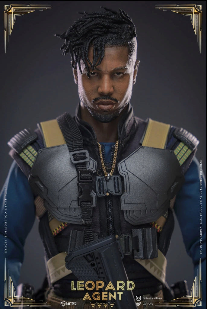 Daftoys 1/6 Scale Leopard Agent Military Action Figure Collectible Model F018 - Perfect for Display, Photography & Collectors