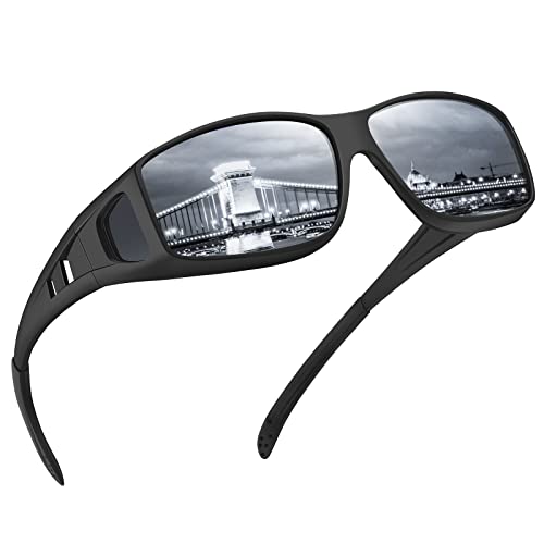 L Black Frame-silver Lens