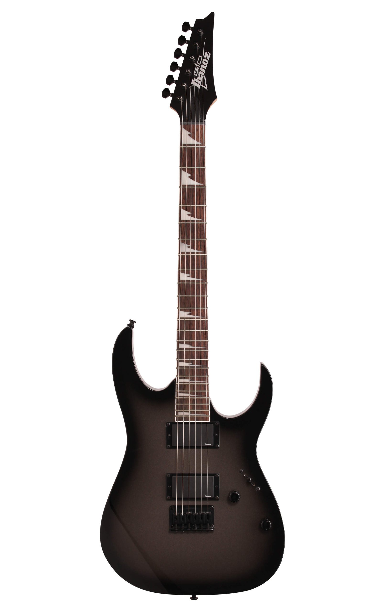 Ibanez GRG121DXMGS 6-String Solid-Body Electric Guitar - Right-Handed, Metallic Gray Sunburst Finish | Perfect for Rock, Metal & Stage Performances