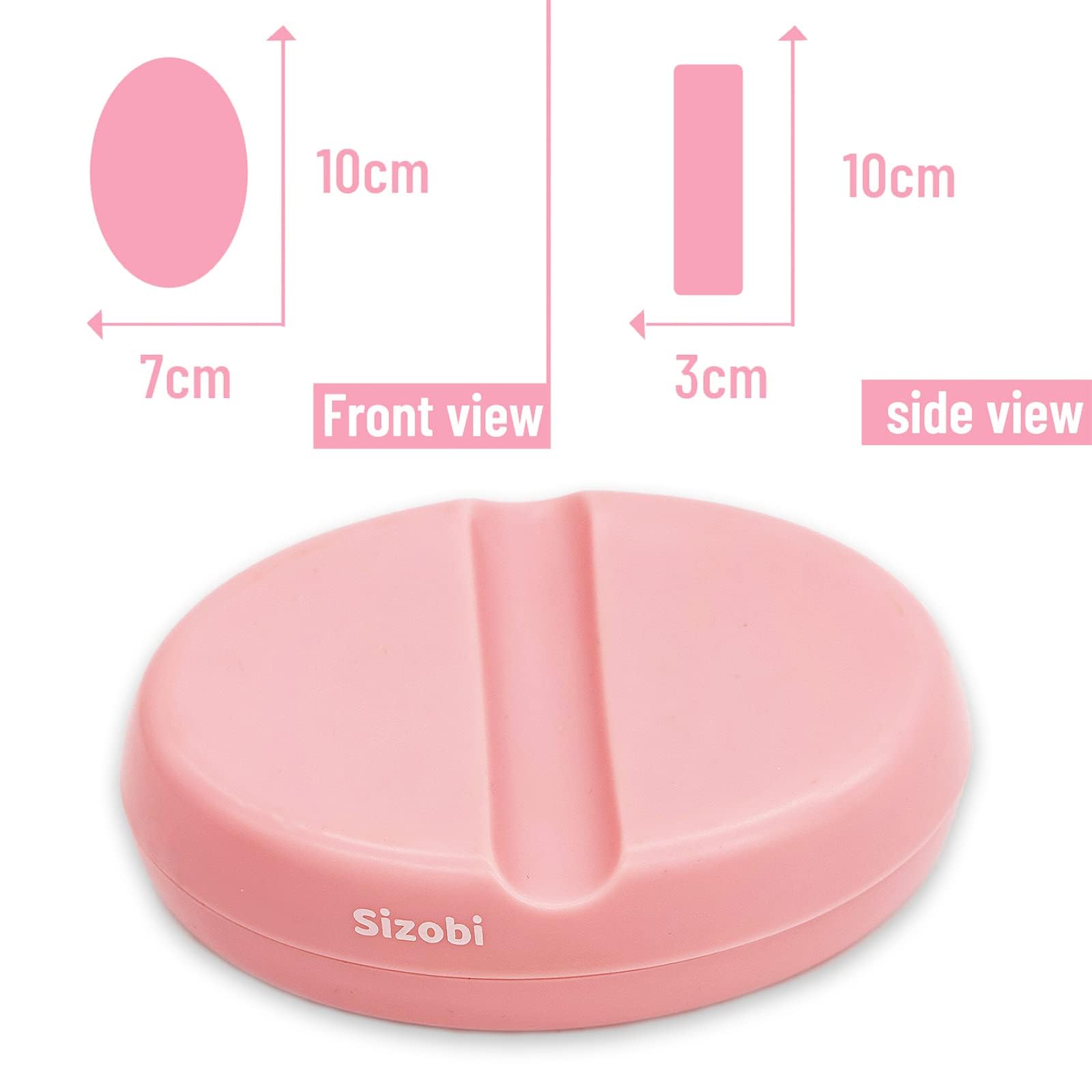 Sizobi Magnetic Pin Holder - Bobby Pin & Sewing Pins Organizer, Magnetic Pin Cushion & Paper Clip Keeper for Crafting, Sewing & Office Use (No Bobby Pins or Pins Included) - Perfect for DIY Projects, Dressmaking & Desk Organization