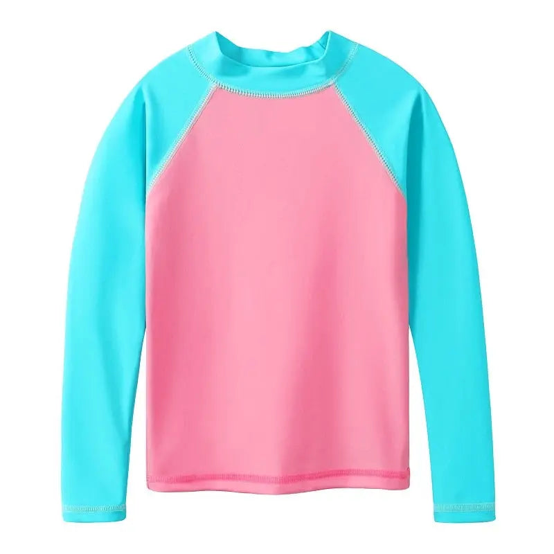 Kids UV Protection Swim Rash Guard Vest - UPF 50+ Sun Protective Swim Shirt for Boys & Girls | Swimcore Rashguard for Beach, Pool & Water Sports