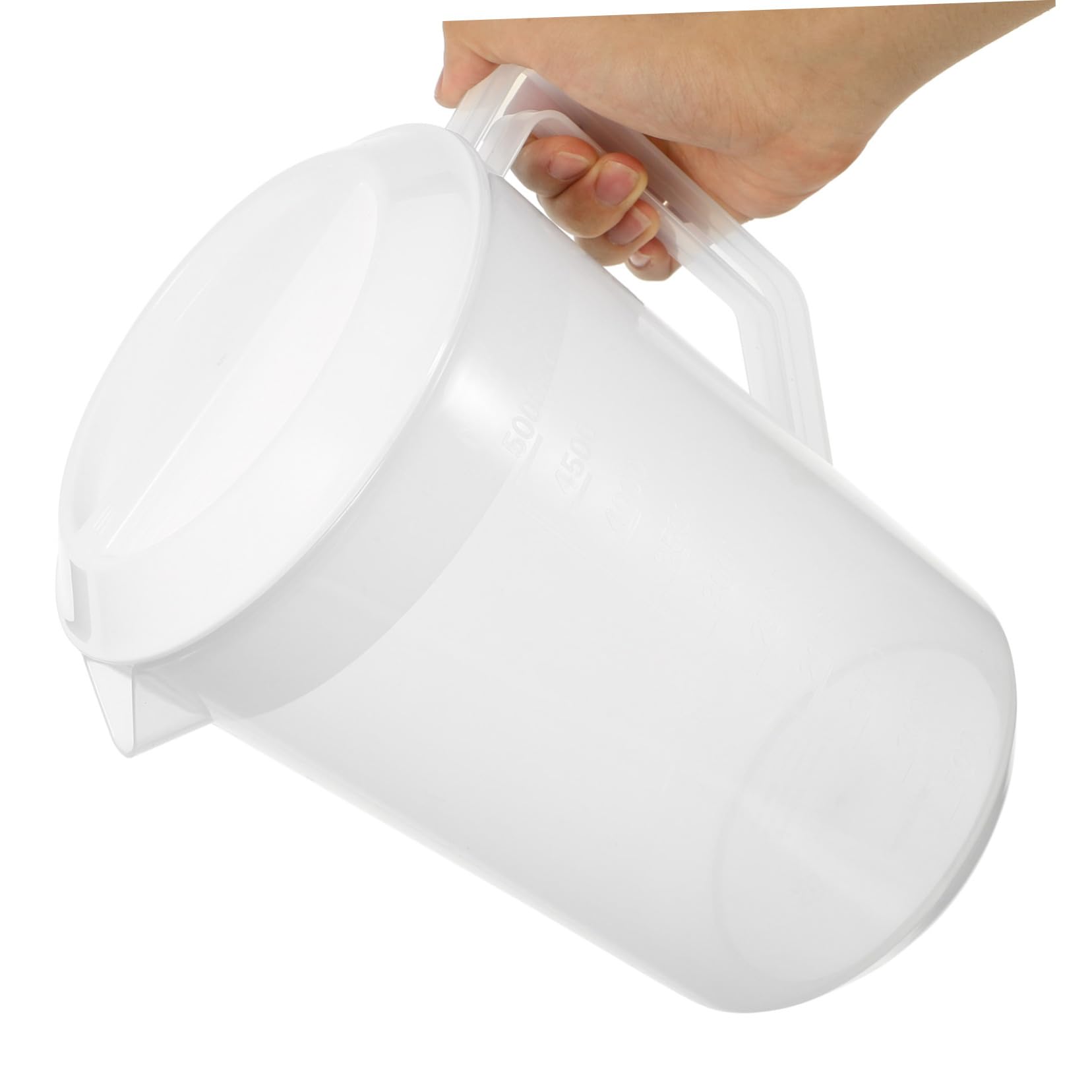 Cabilock 2L Glass Beverage Pitcher with Measurement Scale - Cold Water Kettle, Juice Dispenser for Iced Tea, Lemonade & Cocktails - Perfect for Parties, Restaurants & Home Use