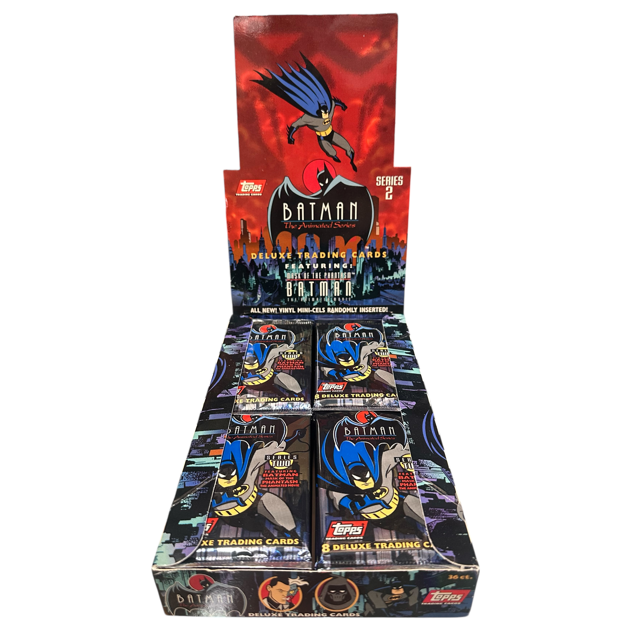 Batman The Animated Series TOPPS Deluxe Trading Cards - Collectible DC Comics Cards for Fans & Collectors - Perfect for Display, Gifts, and Comic Conventions