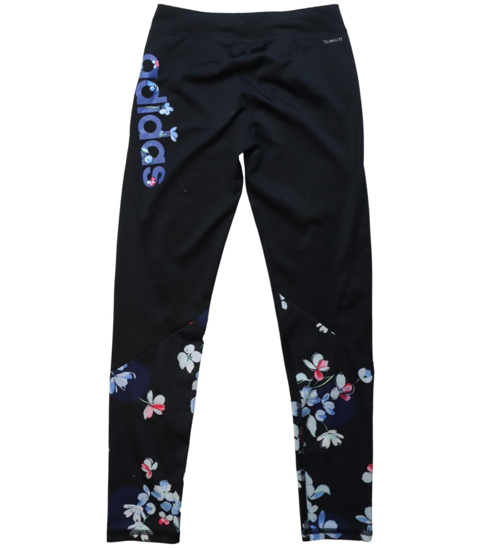 Adidas Women's Running Leggings - Size 9Y & 10Y - High Waist Yoga Pants for Workout, Gym & Everyday Wear