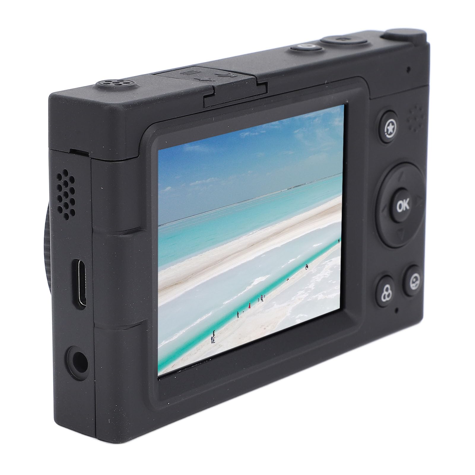 4K Digital Camera with 2.83 Inch LCD Screen & 28X Zoom - Portable Video Camera for Vlogging, Travel Photography, YouTube Content Creation - ABS Body for Durability
