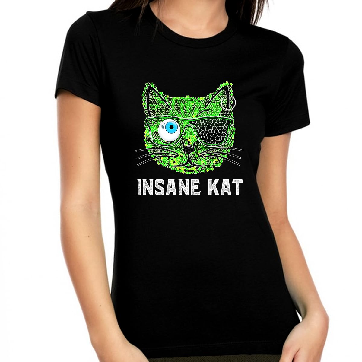 Crazy Cat Shirt for Women - Funny Cat Mom T-Shirt - Cute Cat Lover Gift - Perfect for Cat Enthusiasts & Crazy Cat Lady Outfits | Great for Casual Wear, Cat Parties & Gifts for Cat Owners
