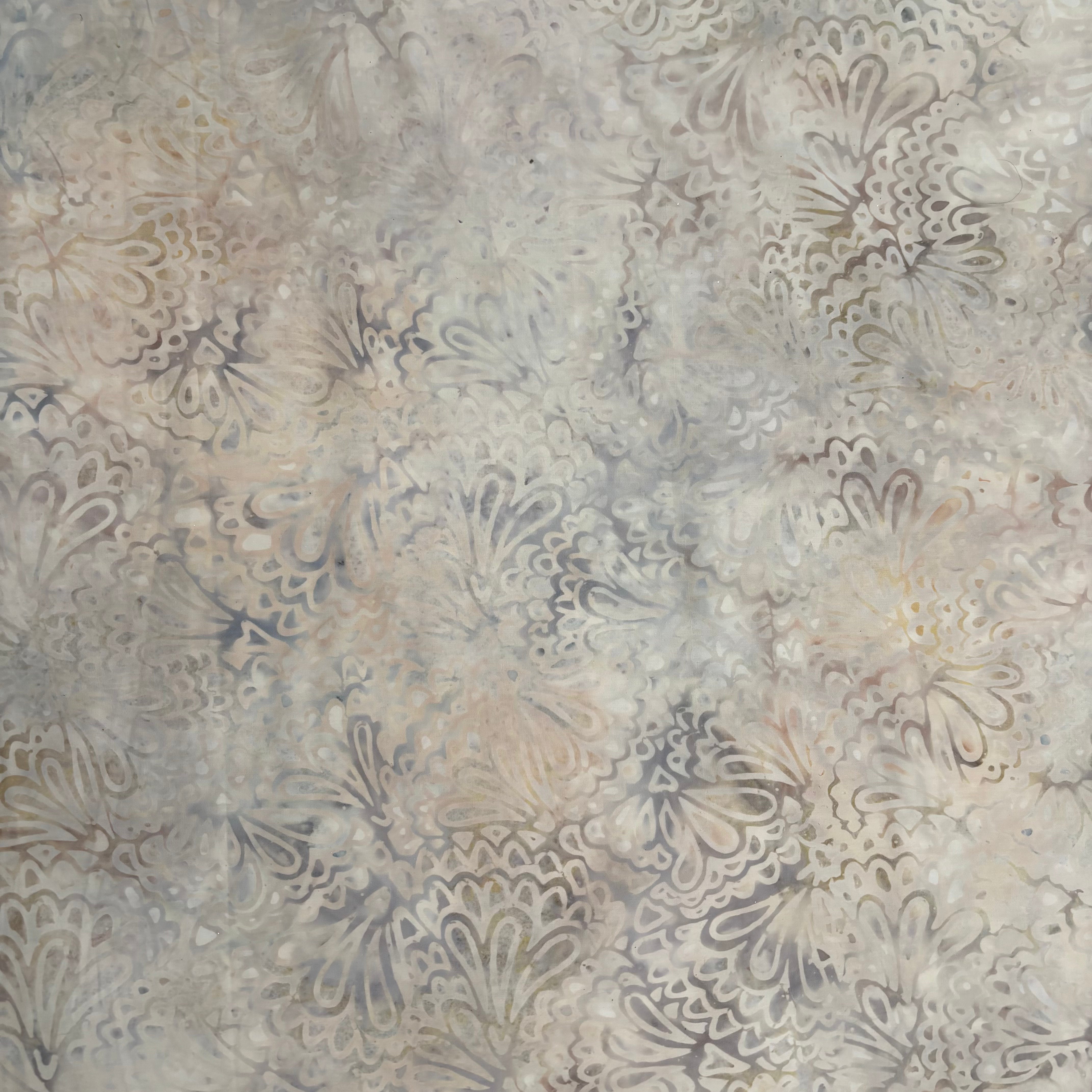 Batik Backing BA1904 Garden Range Sand - Premium Fabric for Quilting, Home Decor, and DIY Craft Projects