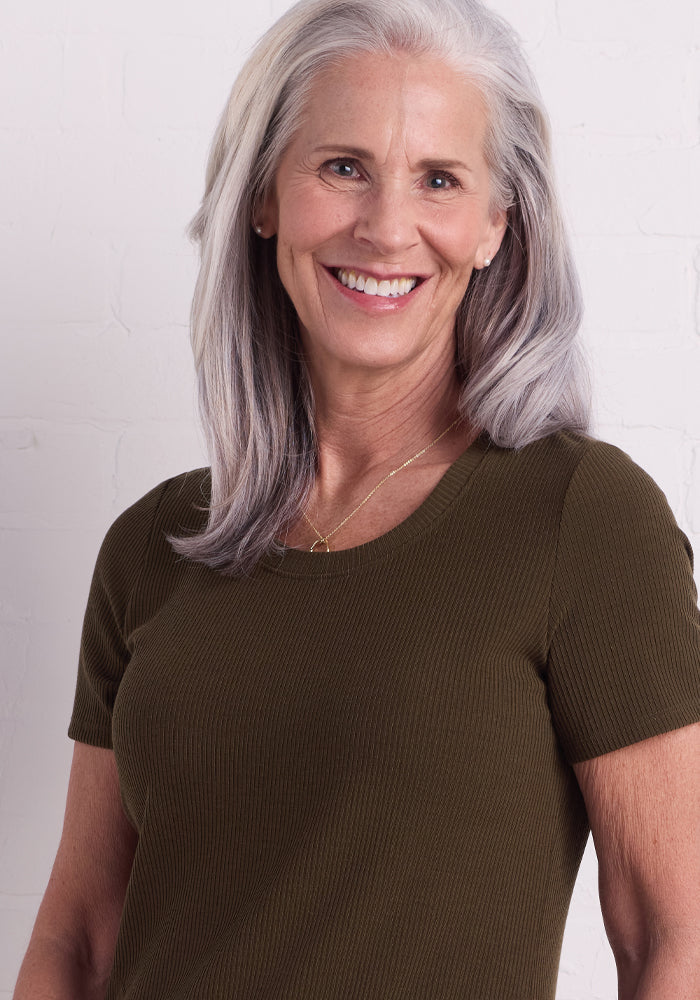 Harlowe Ribbed Knit Dress in Olive Leaf Green - Stylish & Comfortable for Casual Outings, Date Nights & Office Wear