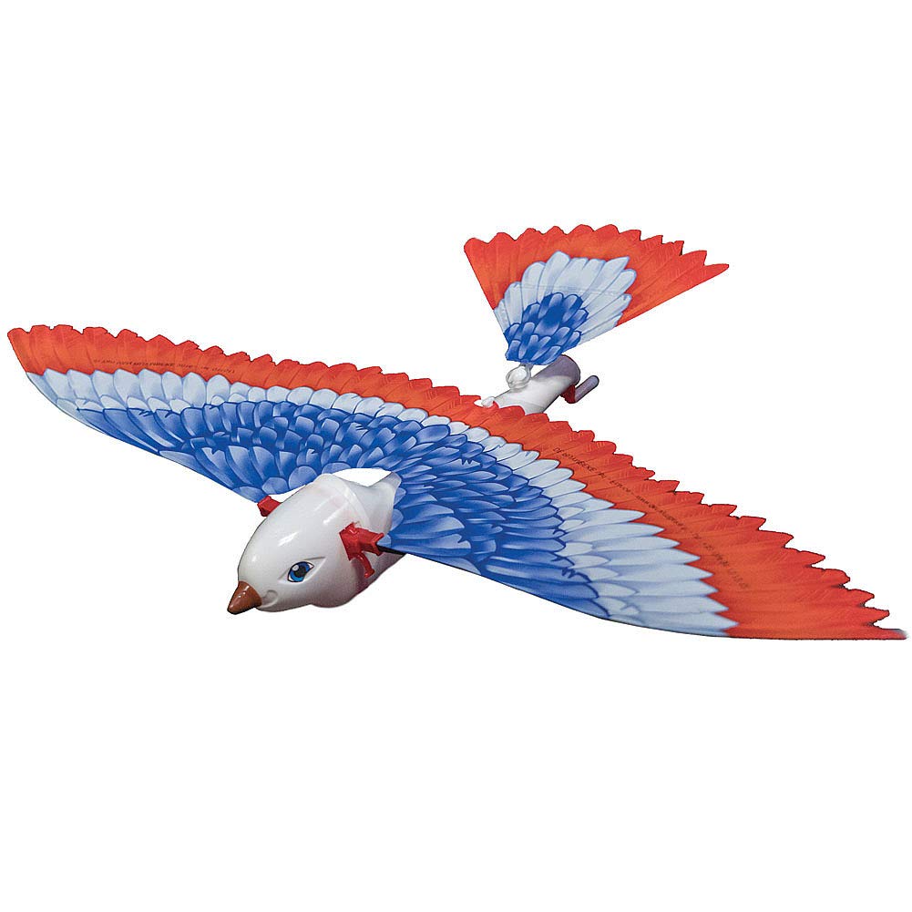 Tedco Toys Classic Tim Flying Bird Ornithopter 79000 - Hand-Powered Flying Toy for Outdoor Fun & STEM Learning