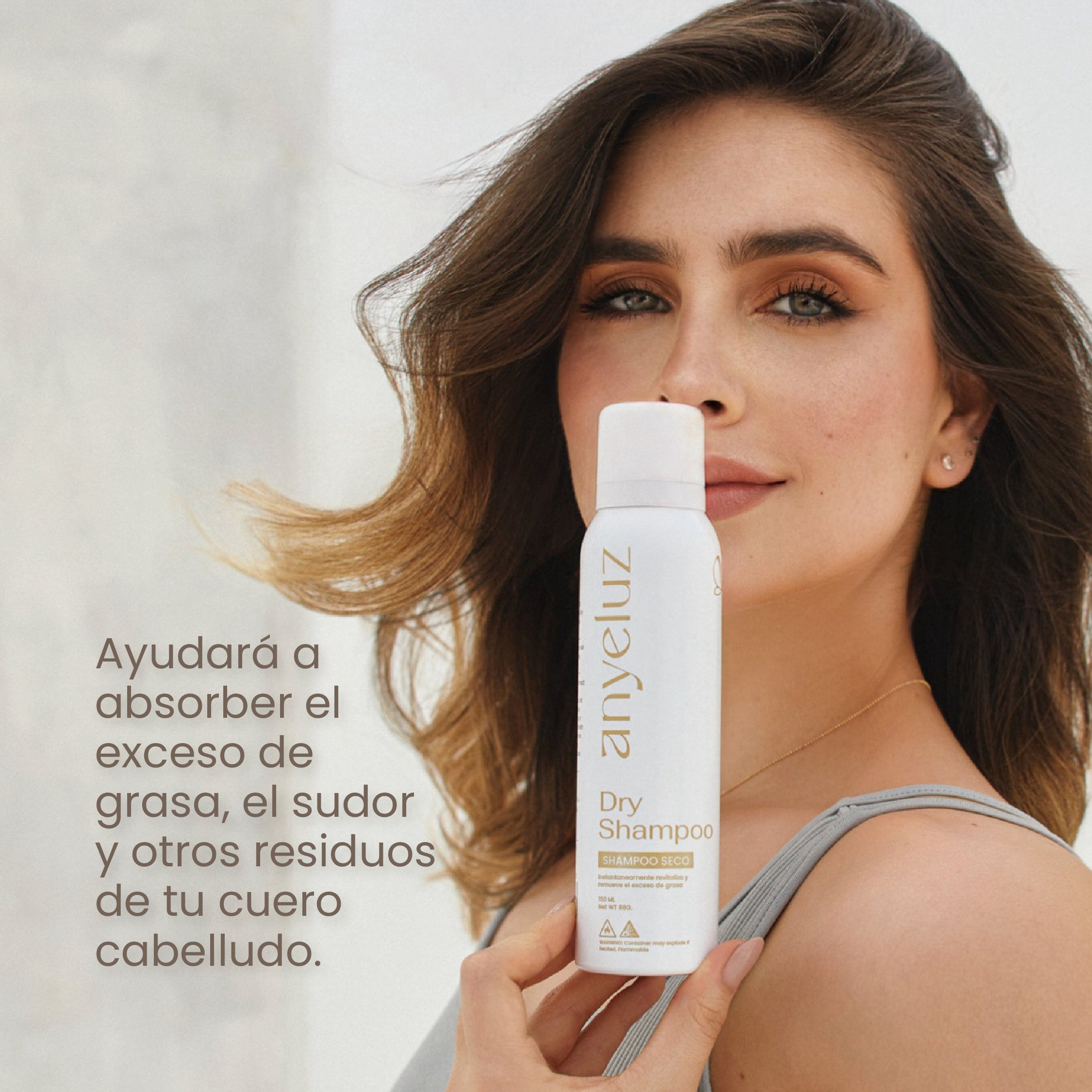 Anyeluz Dry Shampoo for Oily Hair - Volumizing & Refreshing Spray - Quick Cleanse Between Washes - Perfect for Travel, Gym & Busy Lifestyles