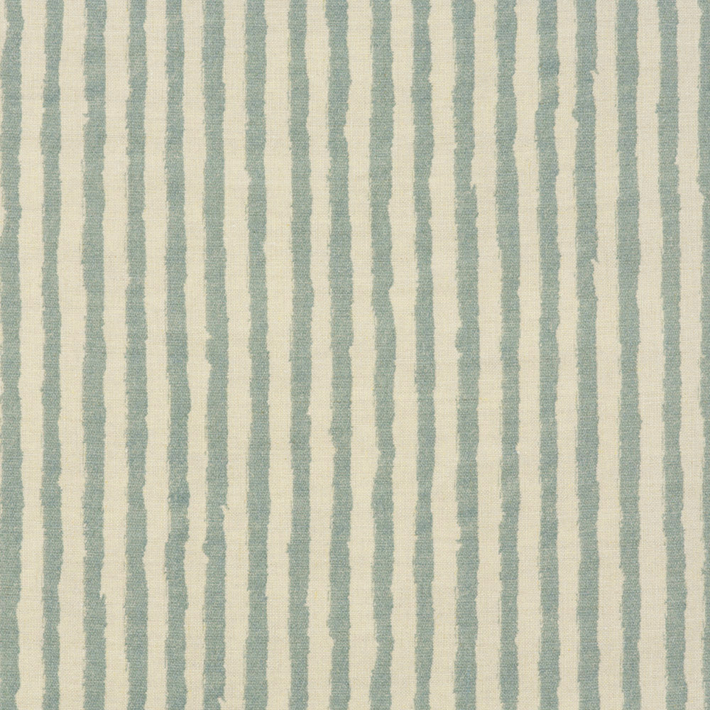 Waverley Stripe Linen Fabric Swatches - Teal Blue Color Samples for Upholstery, Curtains & DIY Home Decor Projects