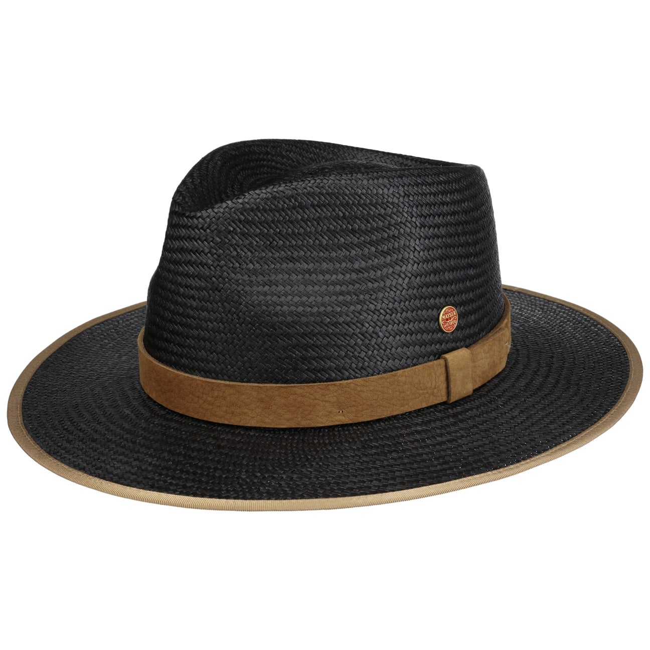 Premium Fernando Panama Hat by Mayser - Handwoven Straw Fedora for Men & Women - Summer Beach, Garden Party & Outdoor Wedding Accessory