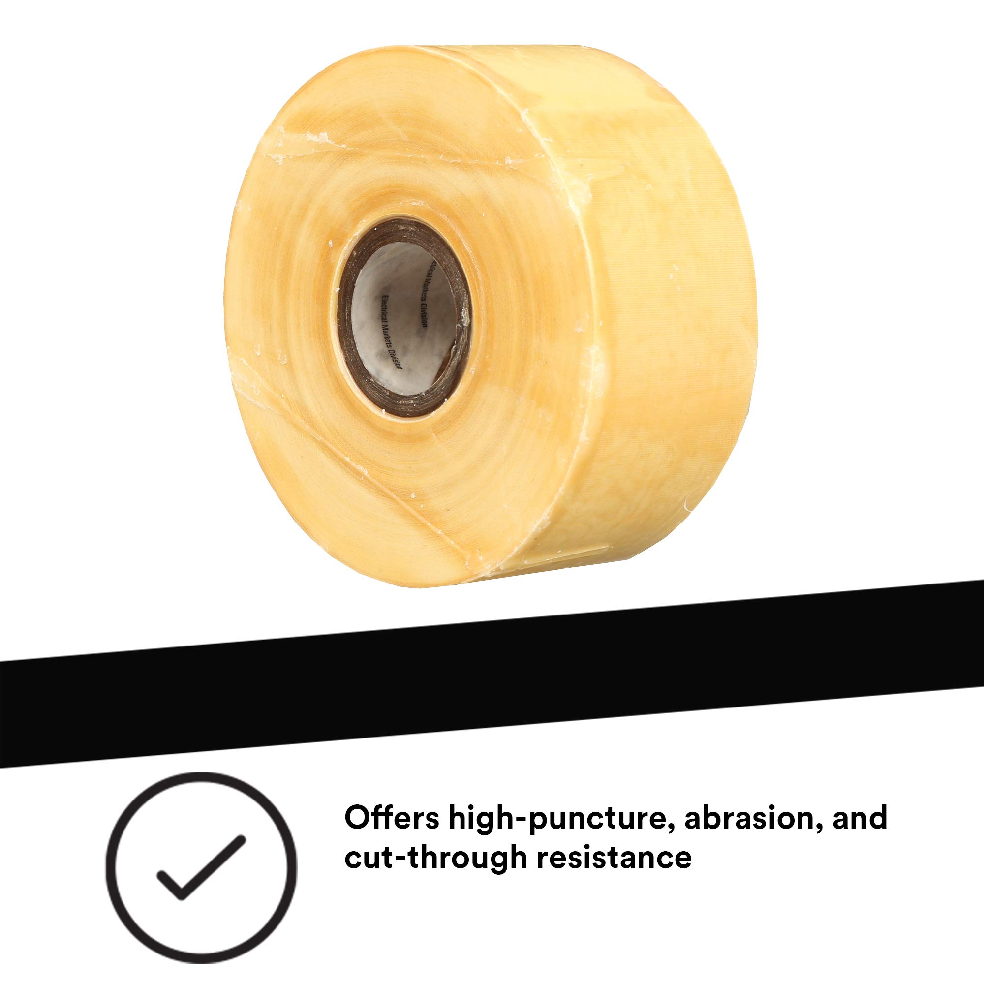 3M Varnished Cambric Tape 2510 - 1.5 Inch x 36 Yard (108 Feet) Yellow Electrical Insulation Tape - High Temperature Resistant, Moisture Proof for Motors, Transformers & Electrical Wiring Repair