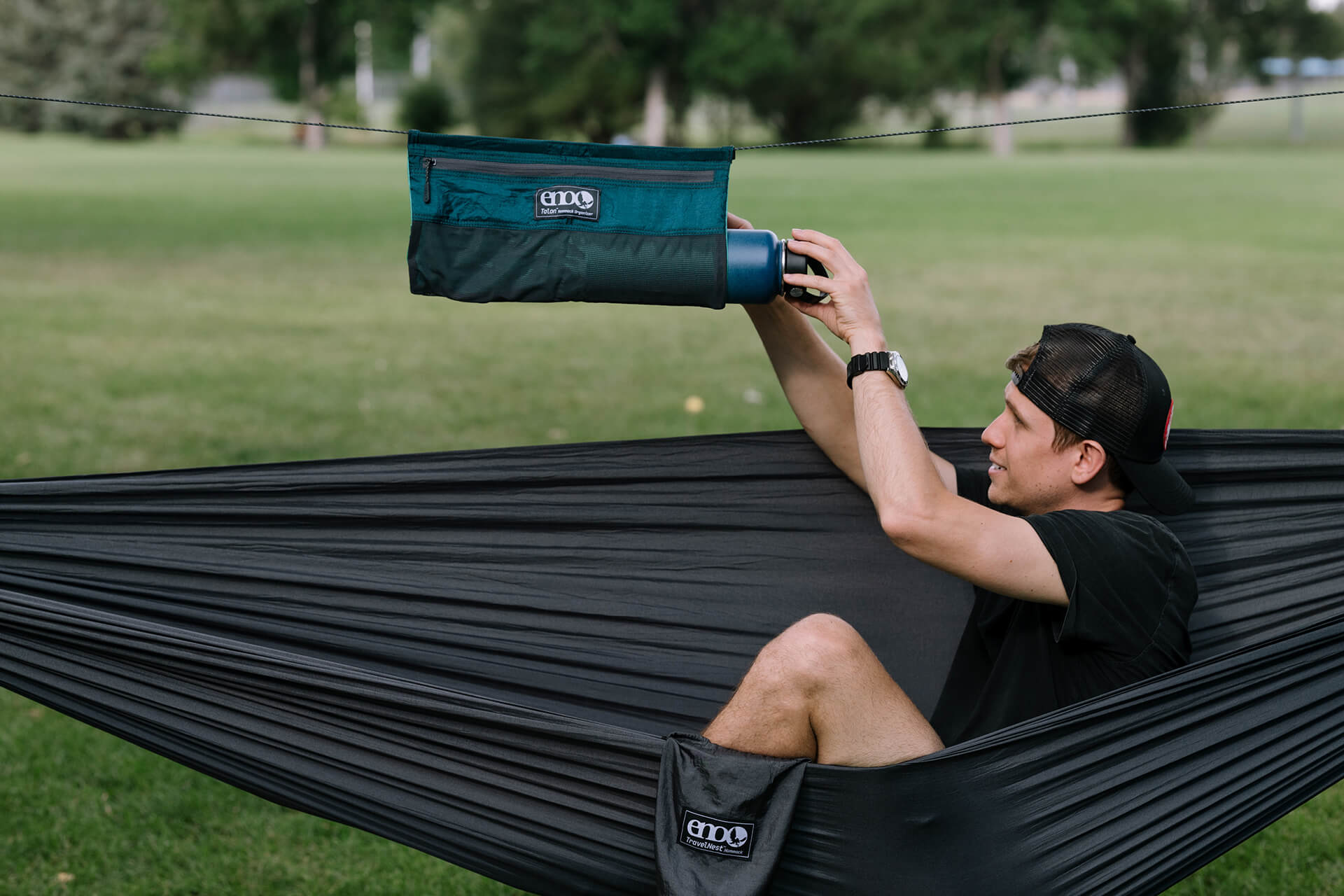 Talon™ Hammock Organizer - Portable Gear Storage Pouch for Camping, Hiking & Backpacking - Perfect for Hanging Accessories, Phones & Small Items