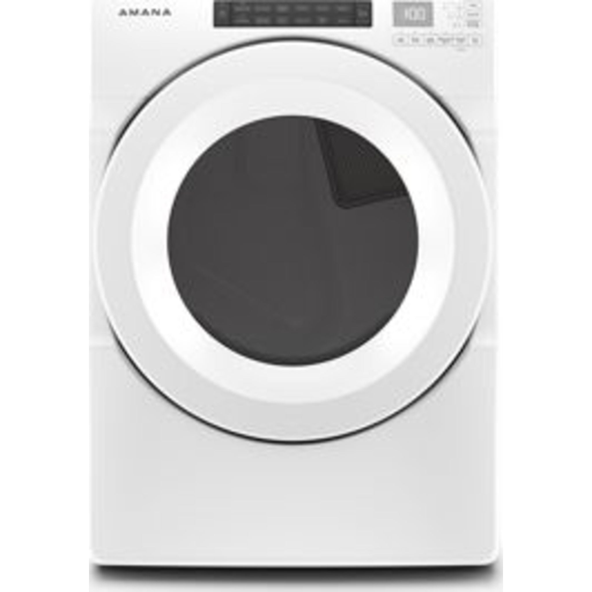 Amana NGD5800HW White Gas Dryer - High Efficiency, Large Capacity for Home Laundry - Perfect for Families & Heavy Loads