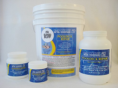 50 lbs Colorado Gold Pool Deck Repair Kit - All-in-One Solution for Cracks & Damage | Perfect for In-Ground & Above Ground Pools