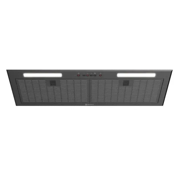 Electrolux ERI955DSE 86cm Integrated Range Hood - Dark Stainless Steel | Powerful Kitchen Ventilation for Smoke & Odor Removal | Perfect for Modern Home Cooking