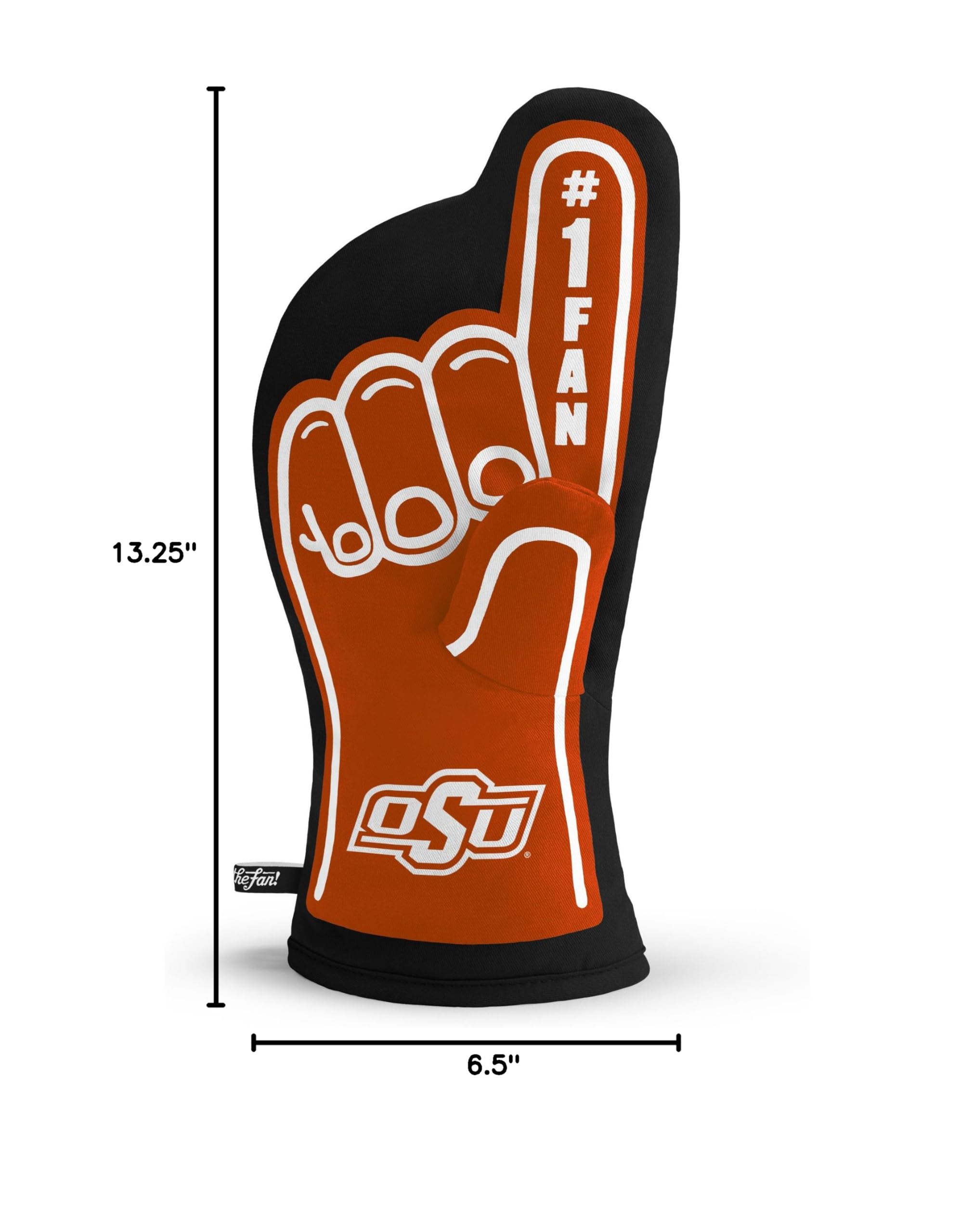 YouTheFan NCAA #1 Oven Mitt - Heat Resistant Kitchen Glove for Baking, Grilling & Cooking - Perfect for College Sports Fans & Home Chefs
