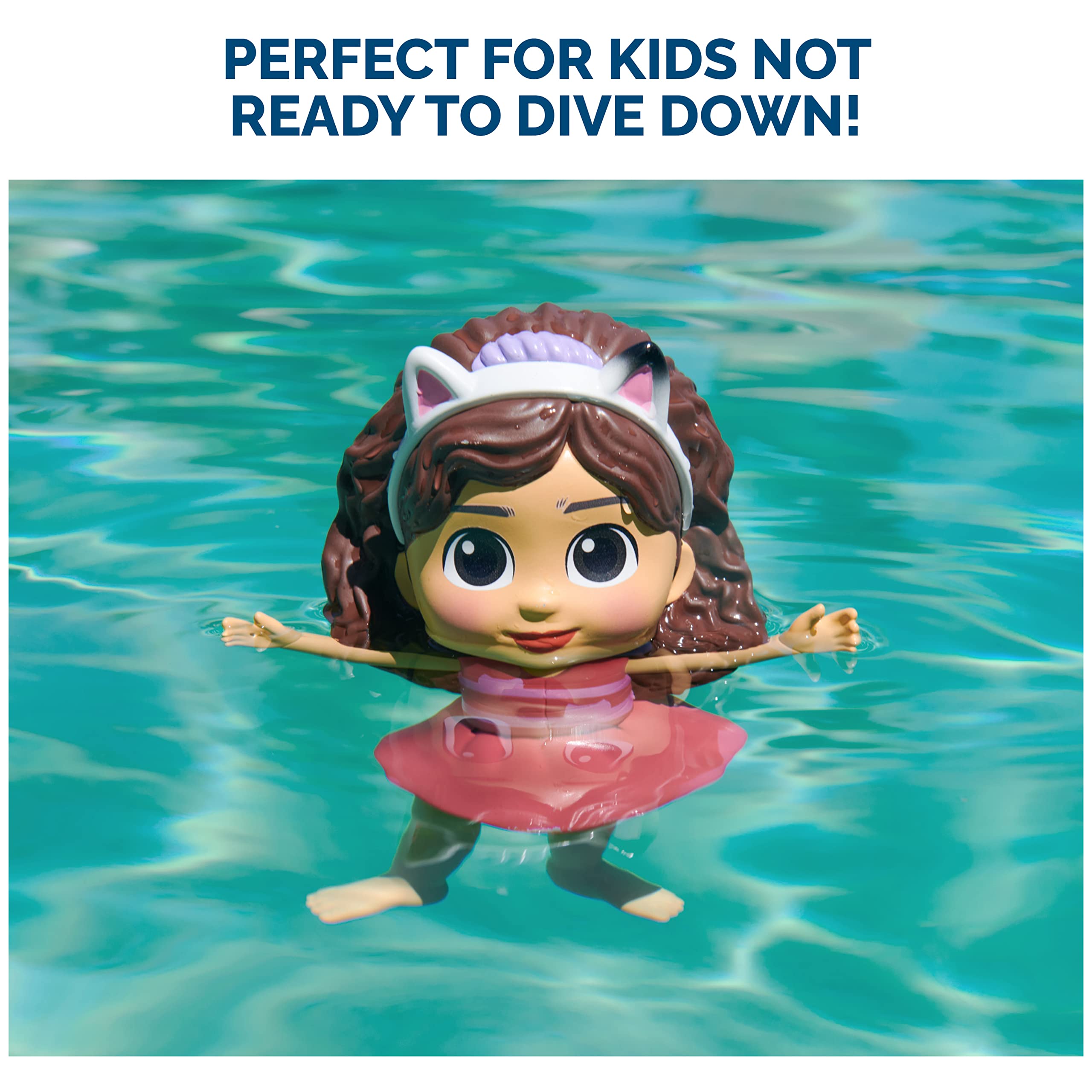 SwimWays Gabby’s Dollhouse Floatin' Figures - Fun Kids Pool Toys, Swimming Pool Accessories & Water Play Set for Ages 3+ - Perfect for Birthday Parties, Summer Pool Fun & Outdoor Water Games
