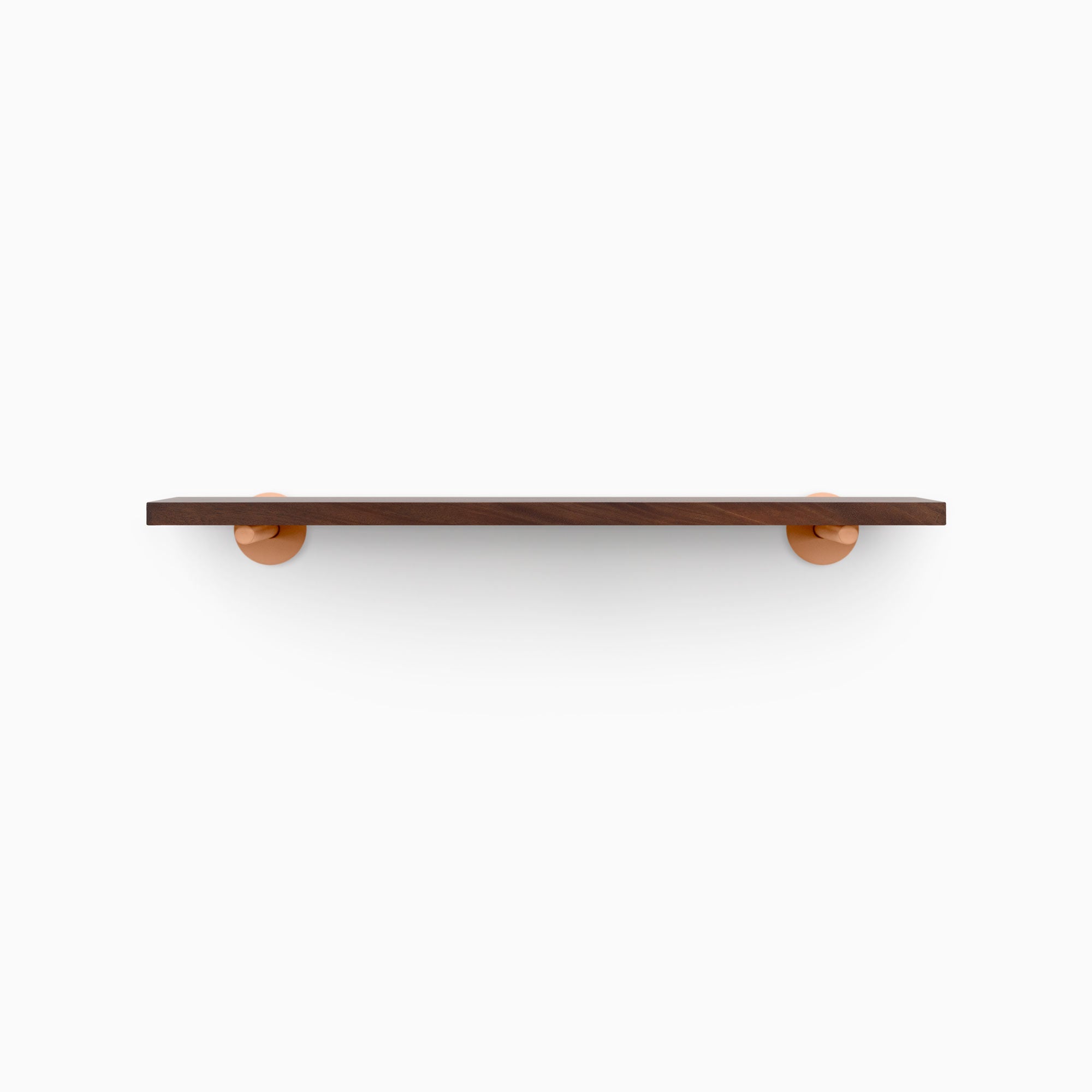 Roderick Dutch Mocha Wall Shelf - Rustic Wood Floating Shelf for Living Room, Kitchen, Bathroom - Home Decor Storage Solution