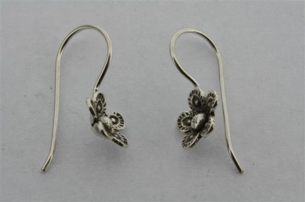 Kahlo Flower Hook Earrings - Boho Chic Dangle Earrings for Women, Handmade Floral Statement Jewelry - Perfect for Parties, Weddings & Everyday Wear