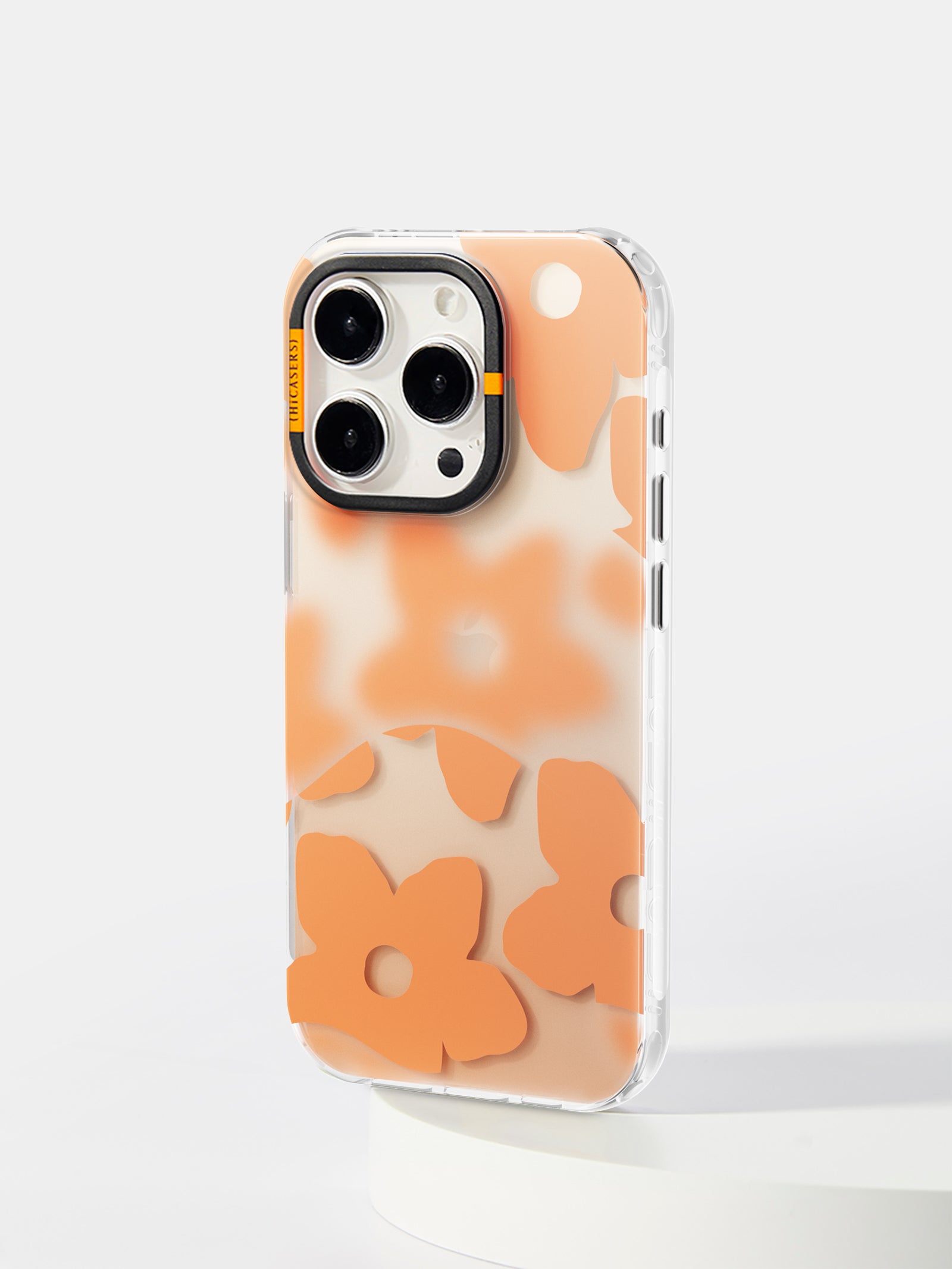 Foggy Florals iPhone Case - Mango Design, Durable Protective Phone Cover for iPhone 13/14/15 - Perfect for Everyday Use, Travel & Gift Giving