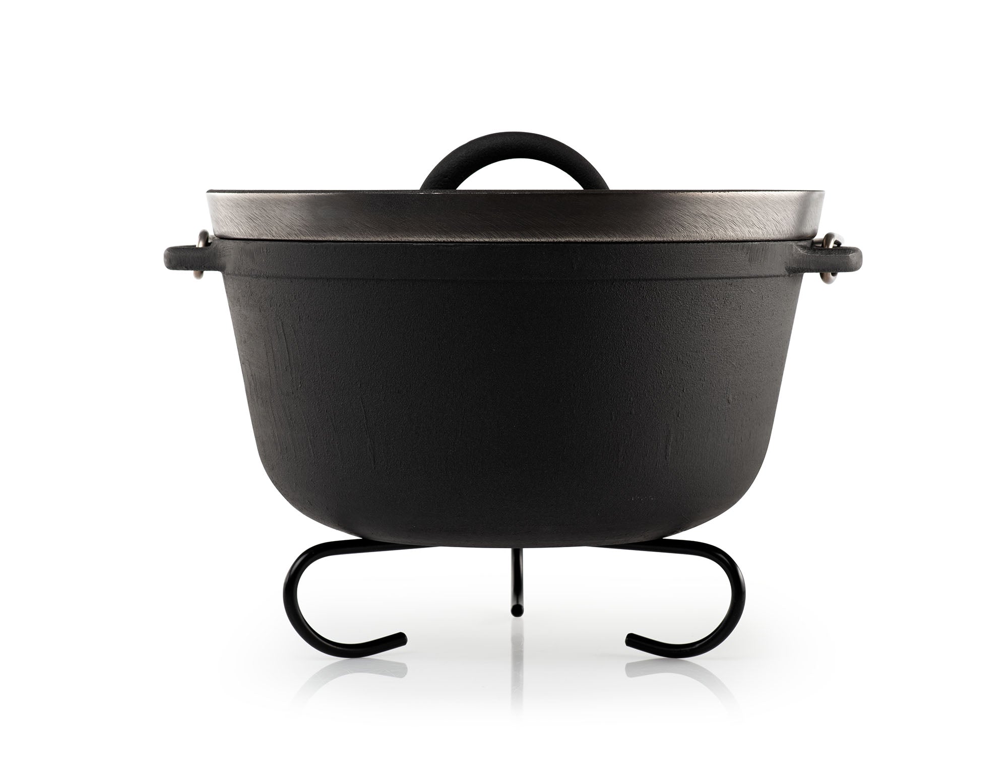 Premium Enameled Cast Iron Dutch Oven - 6 Quart Round Casserole Pot with Lid, Oven Safe to 500°F - Perfect for Braising, Baking, Soups & Stews - Ideal for Camping, Family Dinners & Holiday Cooking