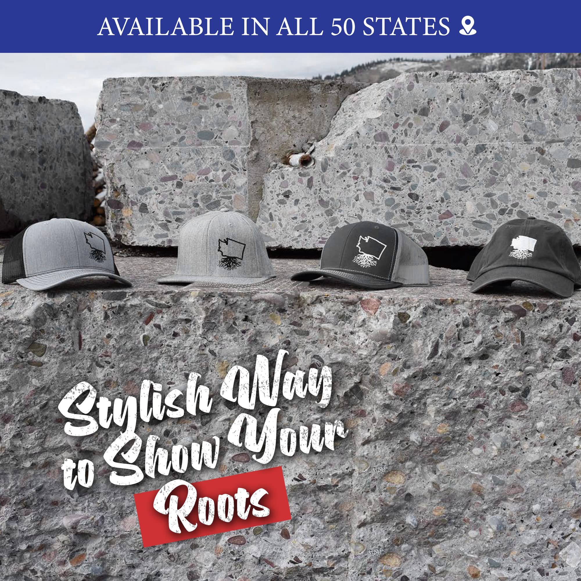 Colorado Roots Snapback Hat - Stylish Unisex Baseball Cap with Mesh Back, Polyester Cotton Trucker Hat, Six-Panel Design, Universal Fit (Charcoal/Black) - Perfect for Outdoor Activities, Sports & Casual Wear