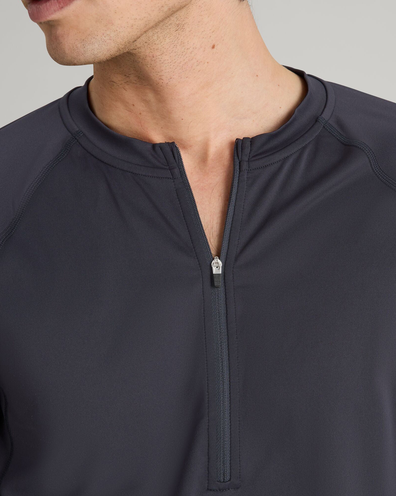WTR Seeker Men's Quick-Dry Long Sleeve Rash Guard Shirt - UPF 50+ Sun Protection for Surfing, Swimming & Outdoor Activities | Meteor Color