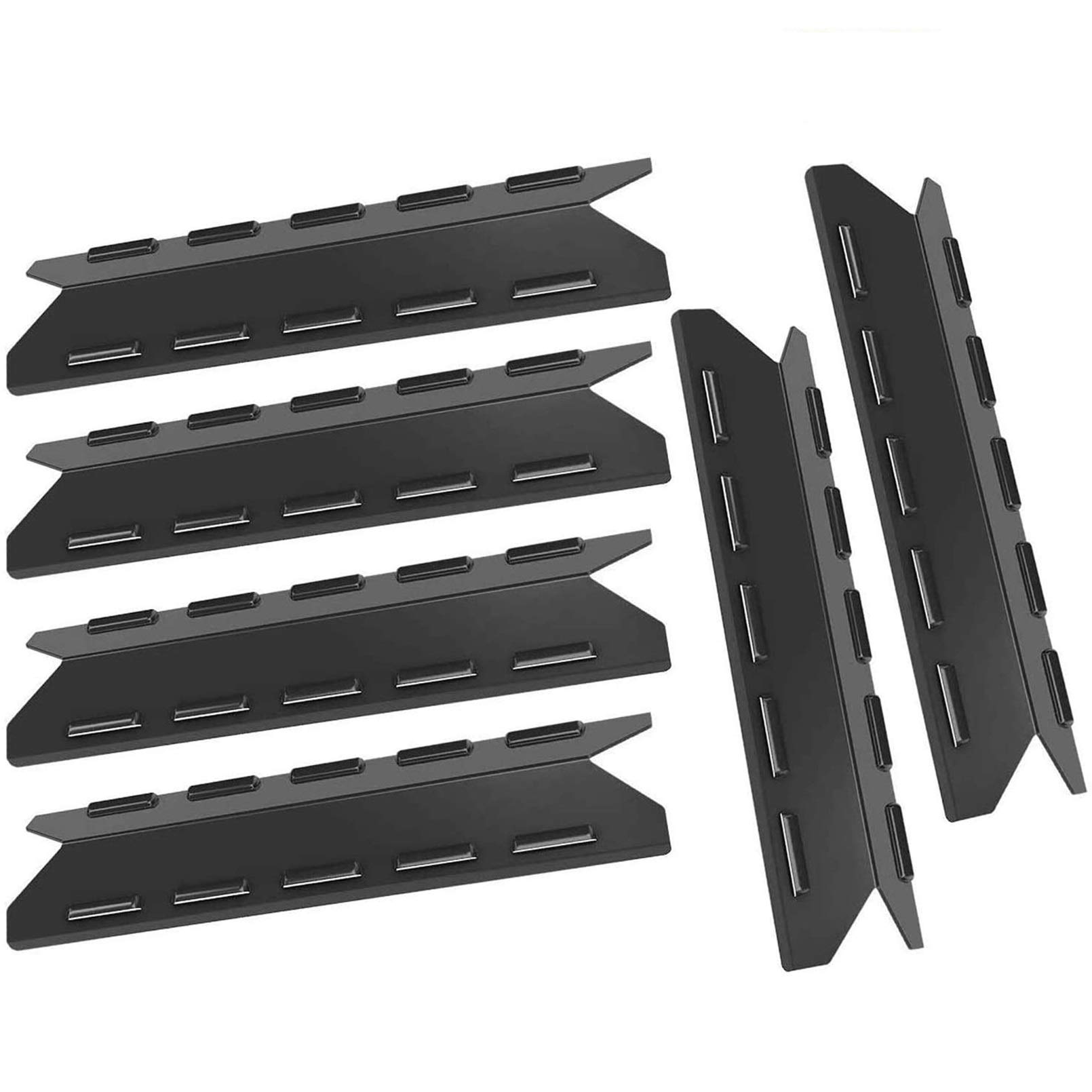 Kenmore Gas Grill Replacement Parts - Set of 6 Heat Plates, Burner Covers & Heat Shields for Models 146.23681310, 146.47223610, 146.16142210, 146.10017510, 146.23766310 | Durable BBQ Accessories for Outdoor Cooking & Backyard Grilling
