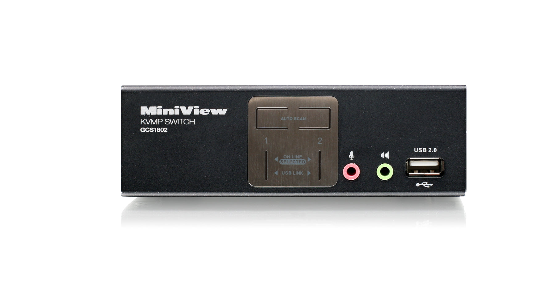 2 Port VGA KVMP Switch with USB 2.0 Hub & Audio Support - Dual Monitor KVM Switch for PC, Laptop, Server - Ideal for Home Office, Gaming & IT Workstations
