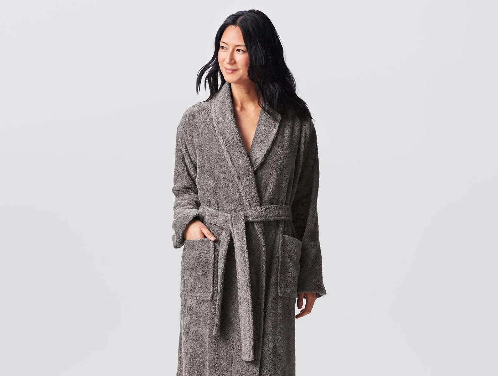 Organic Unisex Cloud Loom Robe - Soft & Breathable Loungewear for Spa, Yoga & Relaxation at Home