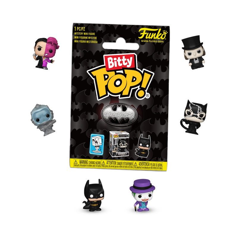 Bitty Pop! Batman 85th Anniversary Collectible Blind Box - Fun Surprise Toy for DC Comics Fans, Birthday Gifts & Office Desk Decor