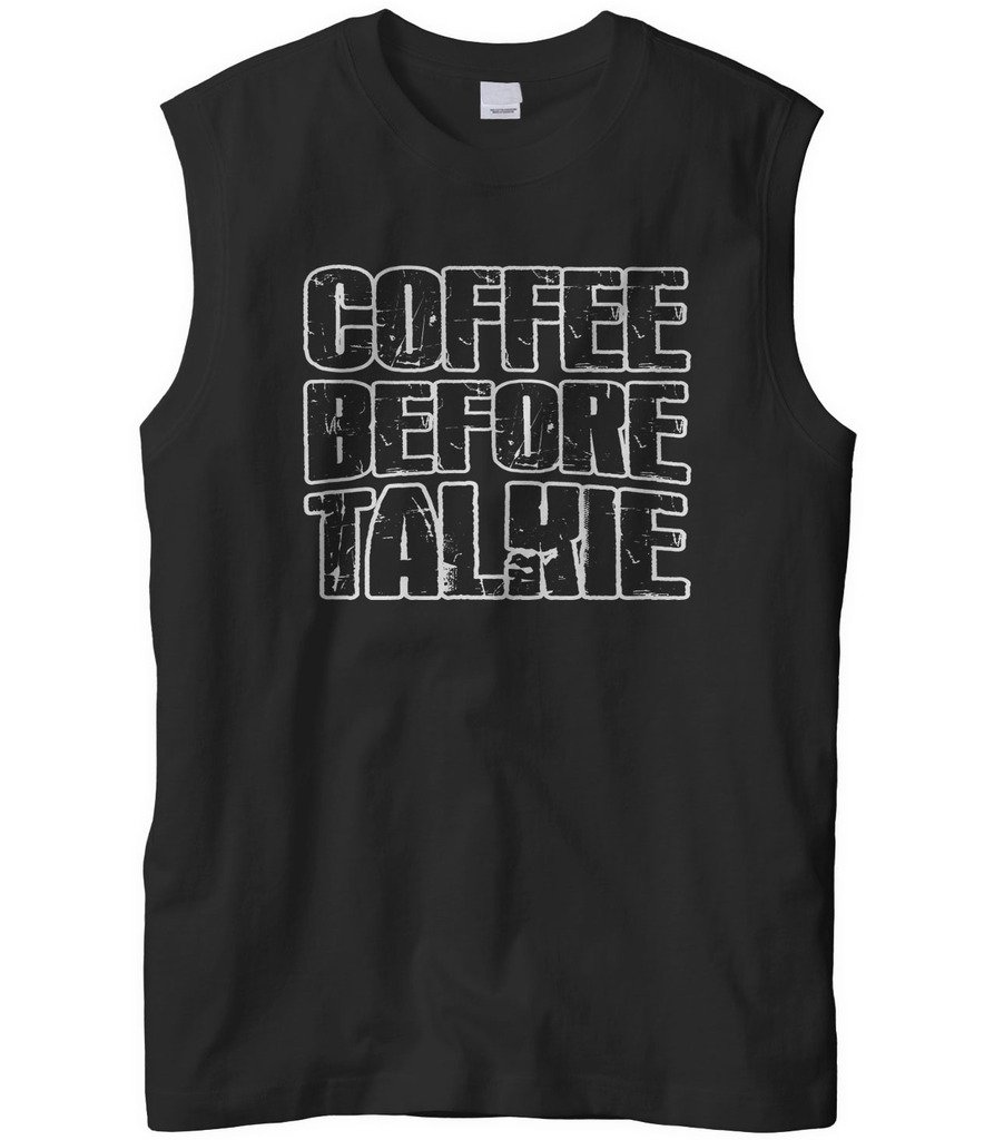 Cybertela Men's Funny Coffee Lover Graphic Sleeveless T-Shirt - Perfect Gift for Coffee Enthusiasts, Gym Wear & Casual Summer Outfits