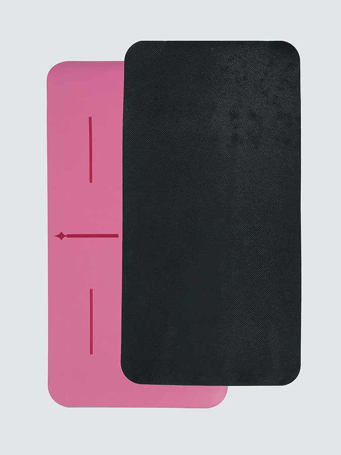 Non-Slip Yoga Knee Pad - The Grip Mini Knee Mat for Yoga, Pilates & Meditation - Cushioned Support for Hard Floors & Home Workouts