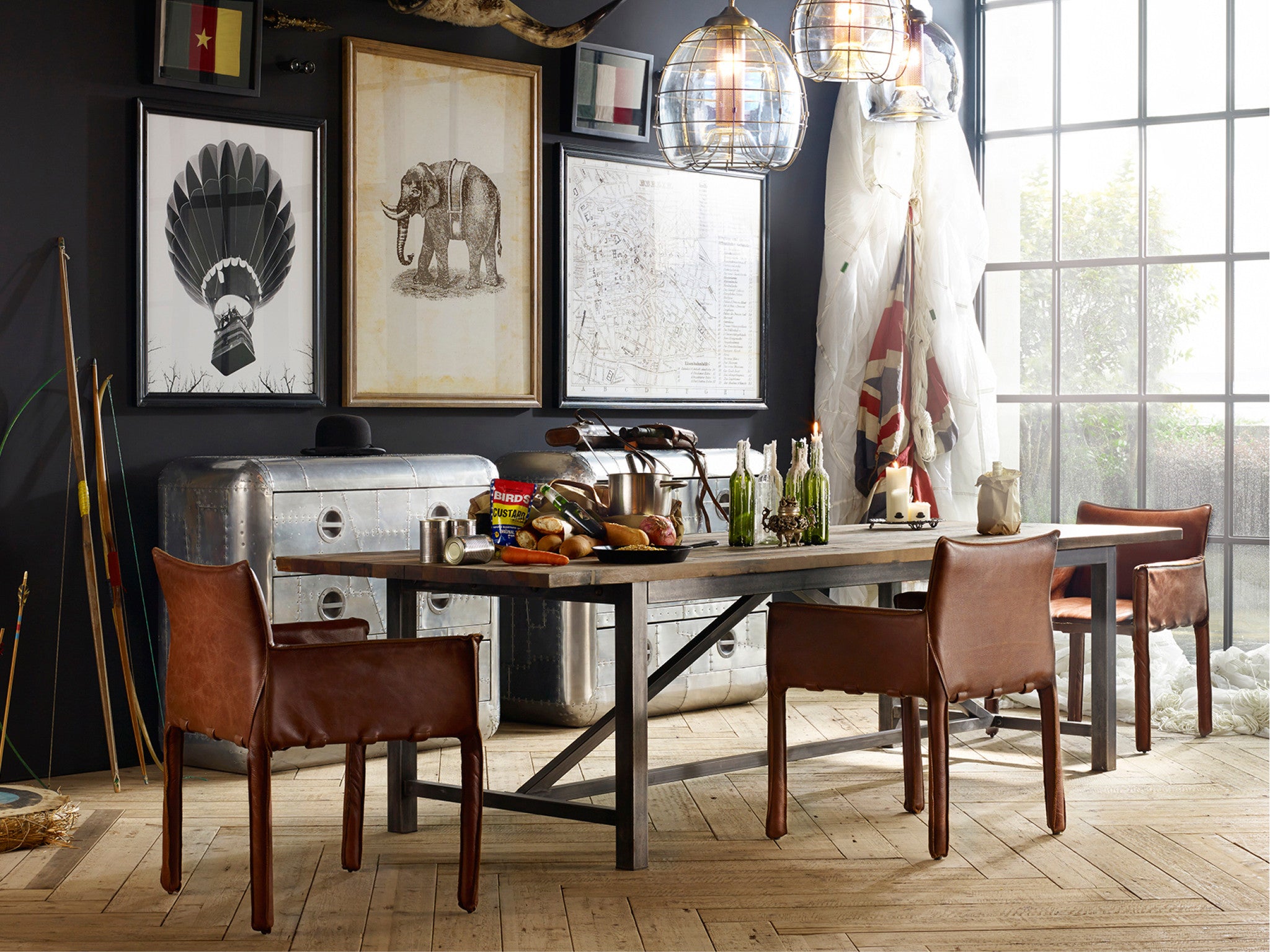 Axel MK3 Modern Dining Table - Solid Wood Kitchen Table for 6 - Perfect for Family Dinners & Entertaining Guests
