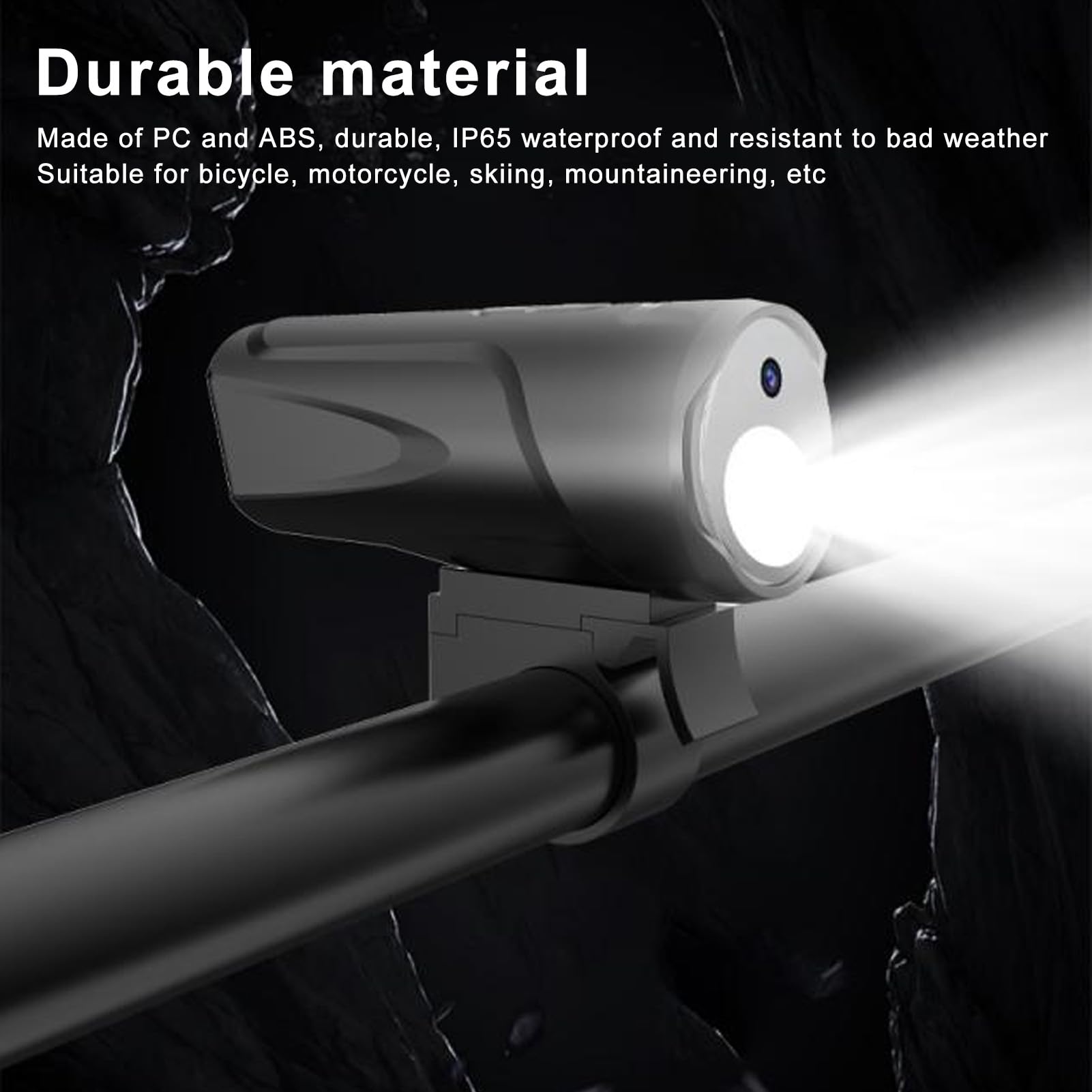 Jectse 1080P HD Motorcycle Helmet Camera - Waterproof Sports Action Camera with Night Vision, 2.4G WiFi, Flashlight & 110° Wide Angle for Motorcycle Riding, Cycling, Skiing & Outdoor Adventures