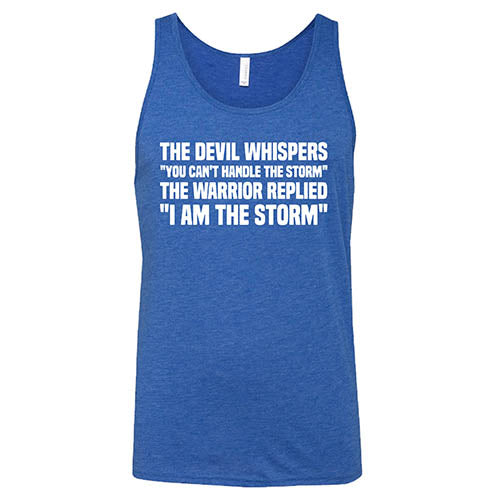 Unisex 'I Am The Storm' Motivational Warrior T-Shirt - Bold Inspirational Quote Tee for Gym, Workout & Everyday Confidence