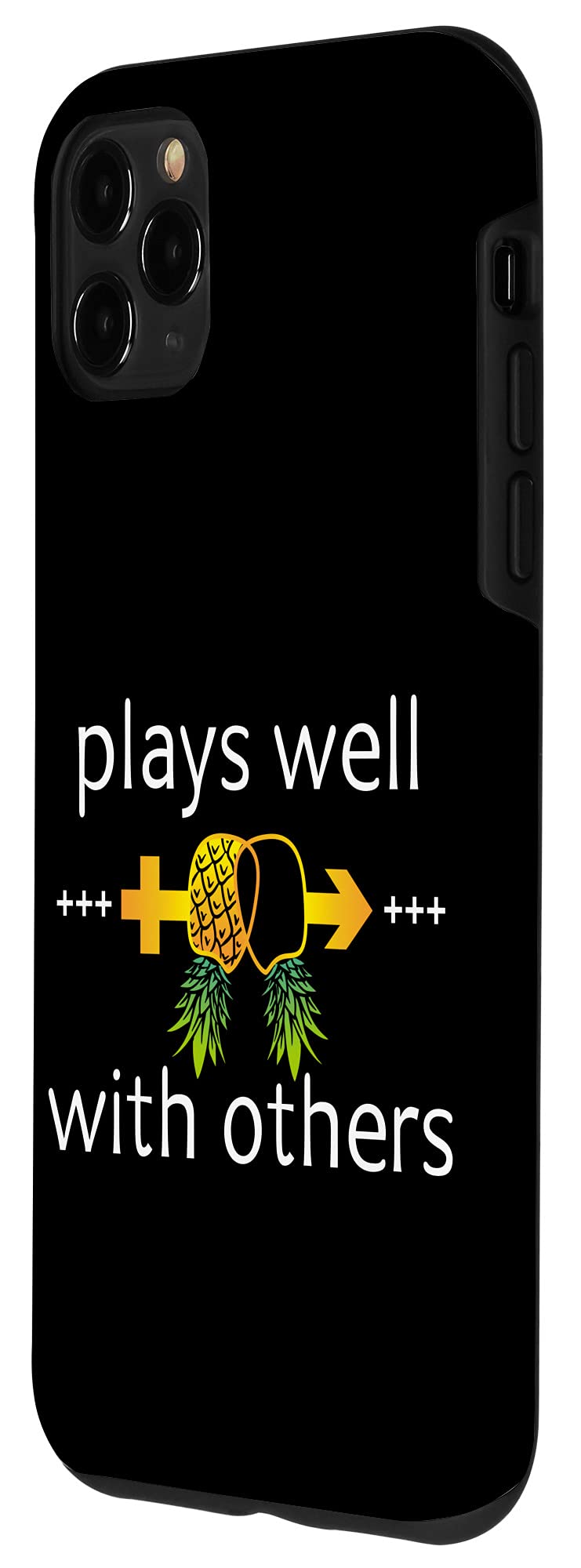 Premium iPhone 11 Pro Max Case - Pineapple Design for Women | Trendy Lifestyle Accessory | Perfect for Beach, Vacation & Summer Outings