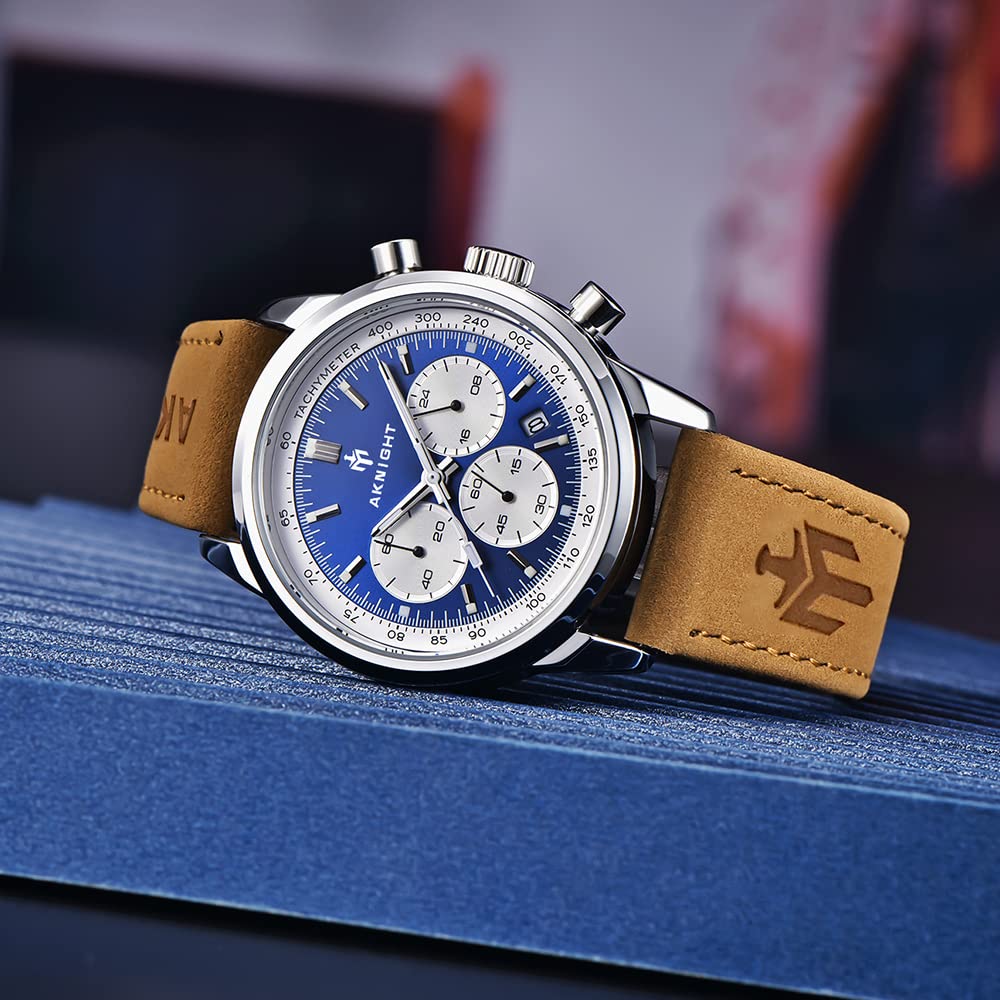 Men's Waterproof Stainless Steel Chronograph Watch - Analog Quartz Wristwatch for Business, Sport & Work | Durable Fashion Accessory for Everyday Wear, Outdoor Activities & Formal Occasions