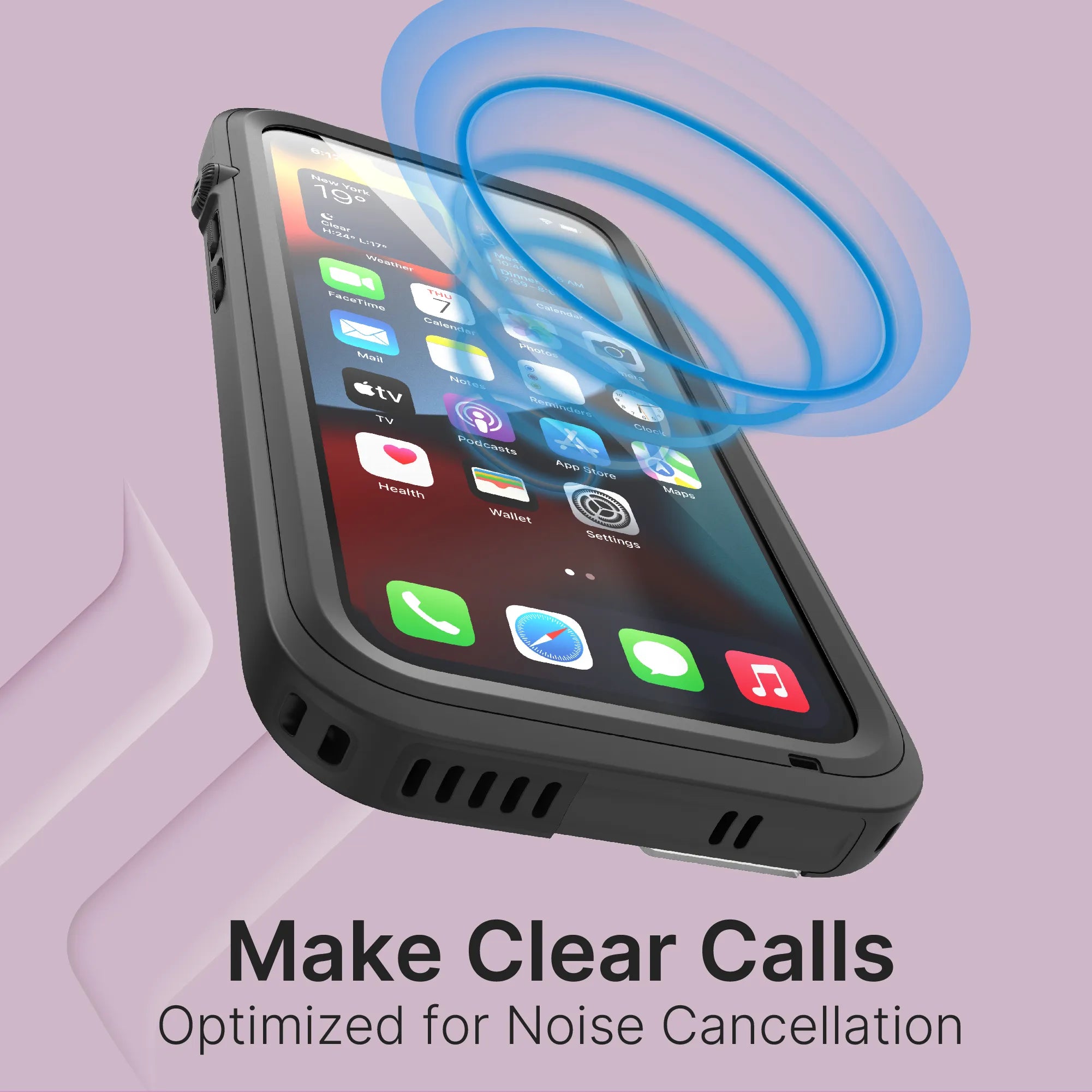 iPhone 12 Pro Waterproof Case - Shockproof, Dustproof & Full-Body Protection for Swimming, Diving & Outdoor Activities