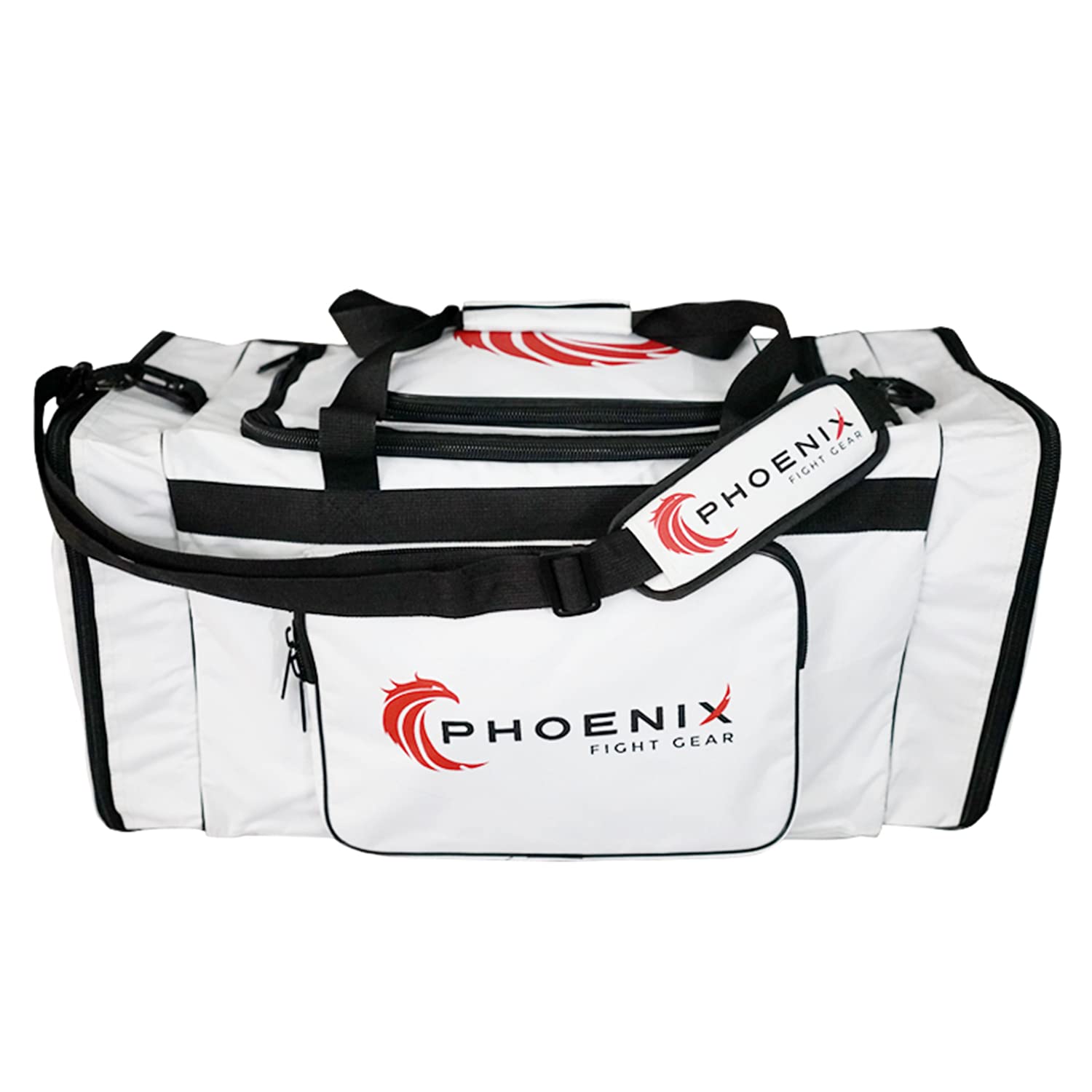 Thrive Gear Duffle Bag - Gym, Travel & Sling Bag for MMA, Boxing, Kickboxing, Jiu Jitsu & Training | Durable Sports Equipment Storage | Perfect for Gym Workouts, Martial Arts Practice & Travel Adventures | Available in Black & White