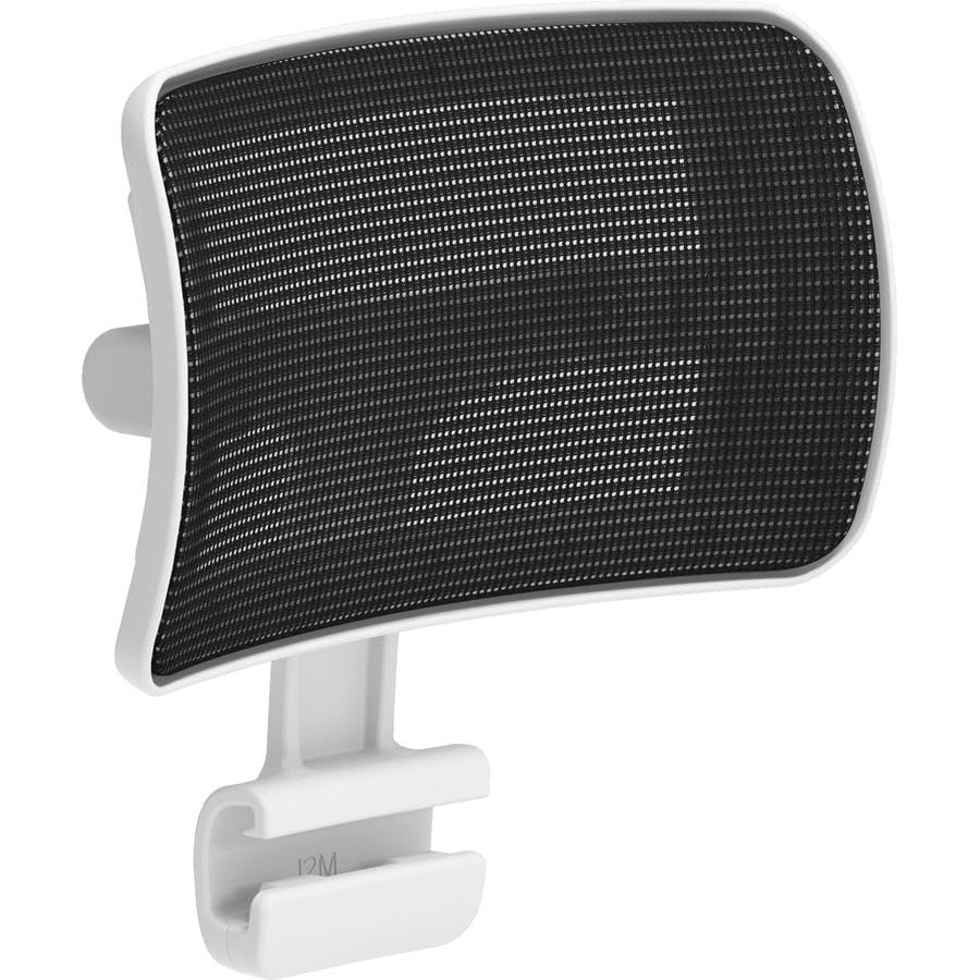 HON Black Office Chair Headrest - Ergonomic Neck Support for Comfortable Desk Work, Gaming, and Home Office Use