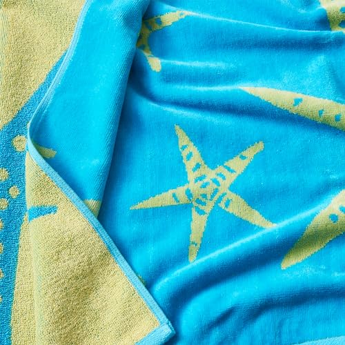 Blue/Yellow Starfish & Stripe