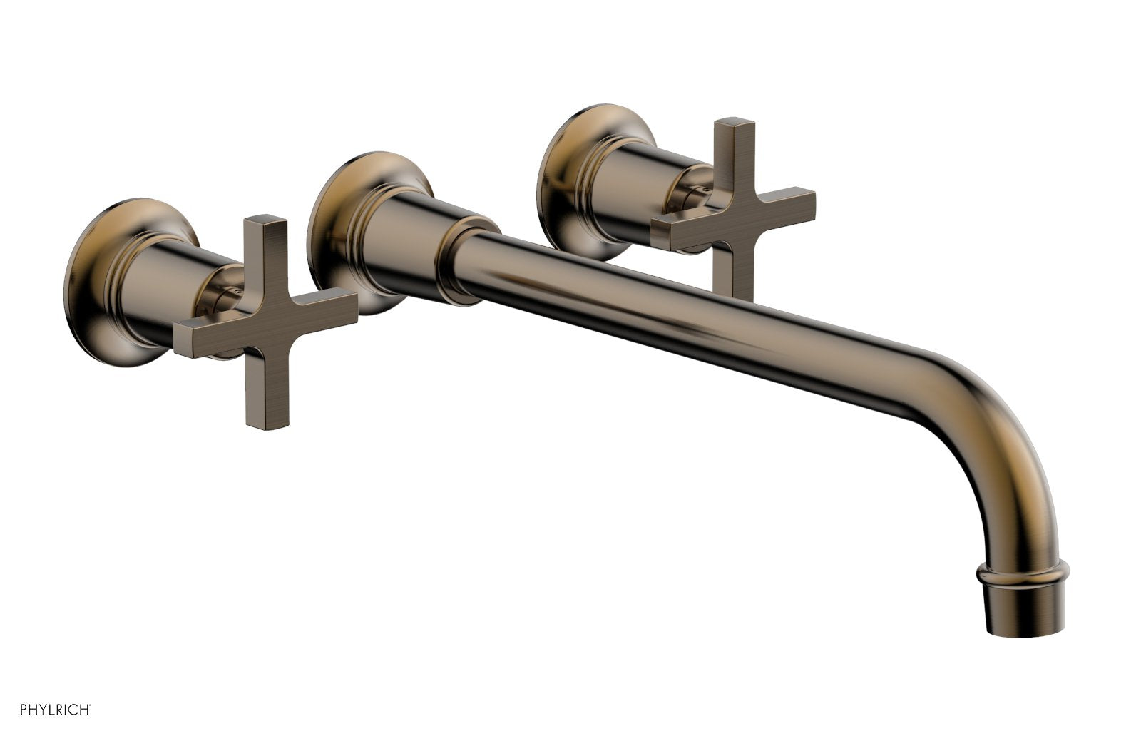 HEX MODERN Wall Mounted Lavatory Faucet Set with 12